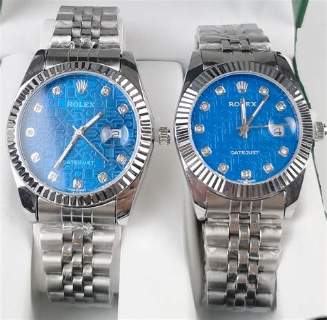 replica rolex couple watches